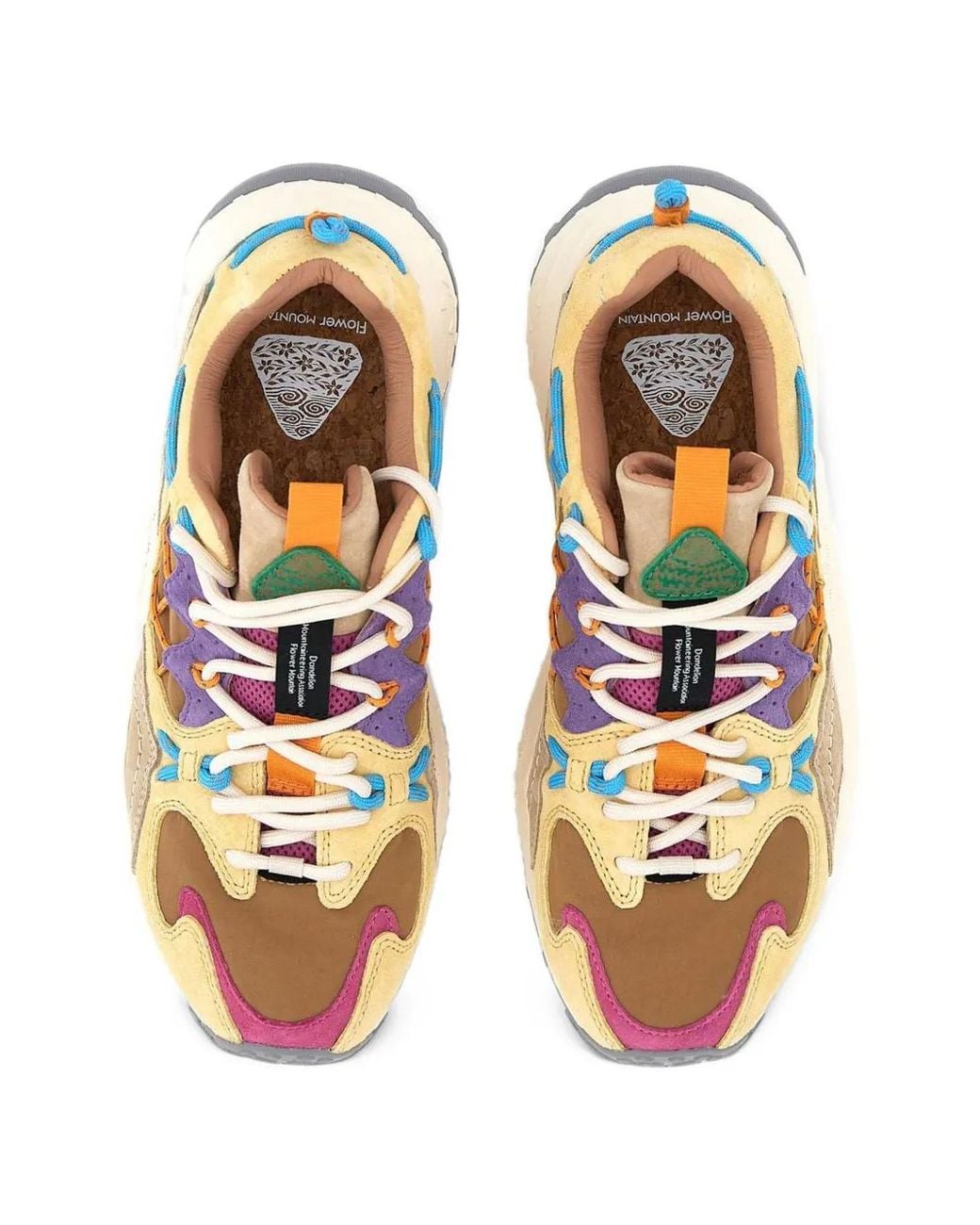 Flower Mountain White Yamabushi Sneakers