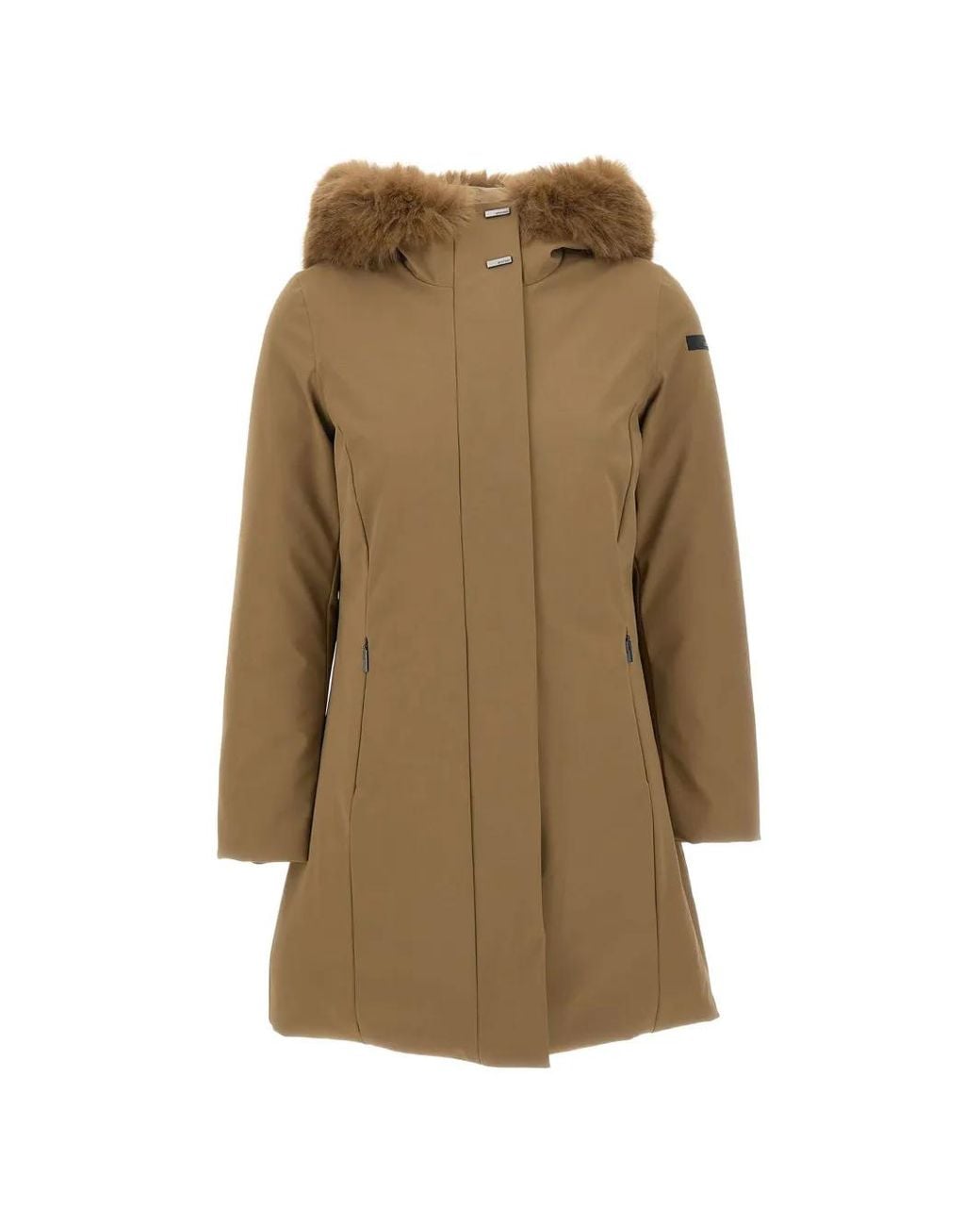 Rrd Natural Surflex Faux-Fur Trim Parka