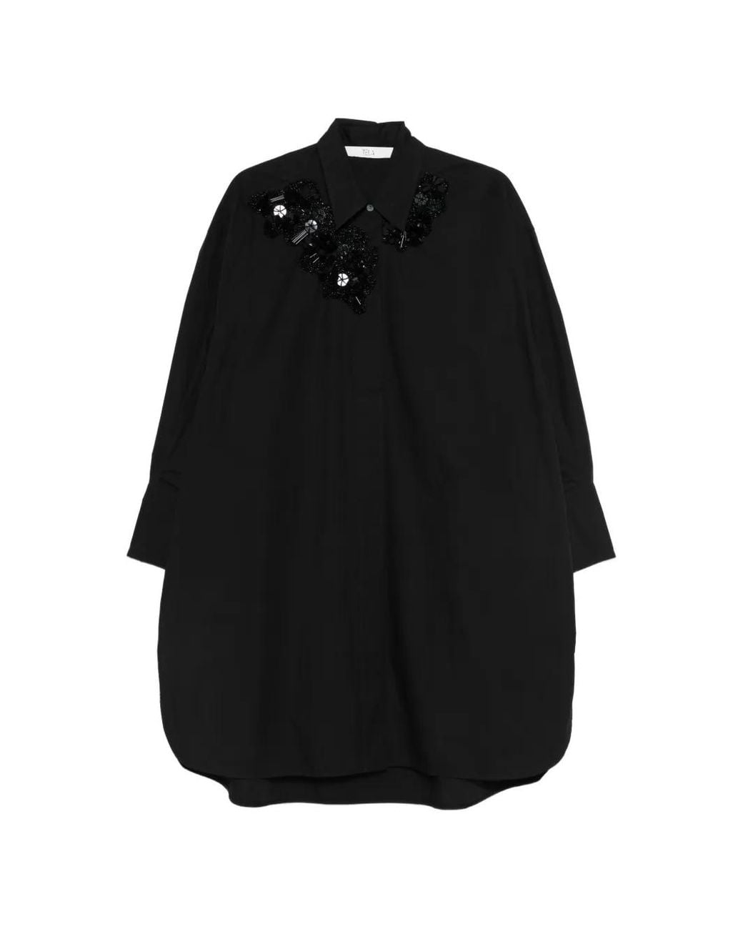 Tela Black Pacha Embellished Dress