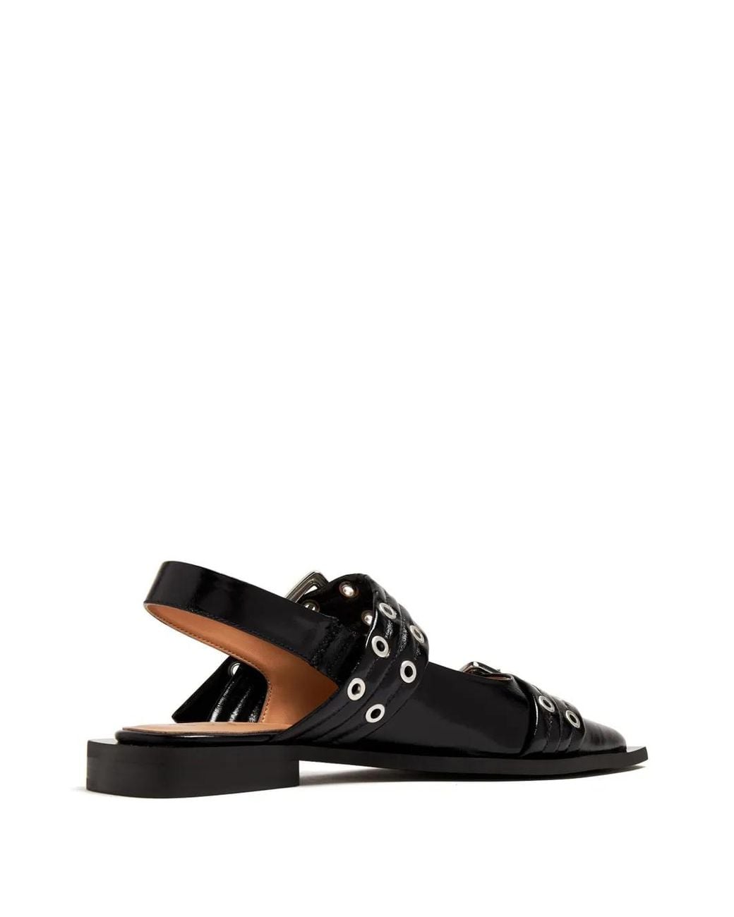 Ganni Black Flat Shoes