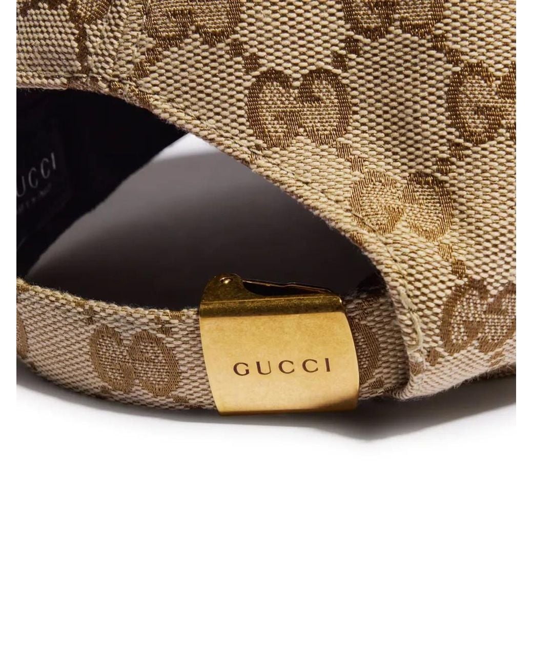 Gucci Brown Gg Baseball Hat With Web for men