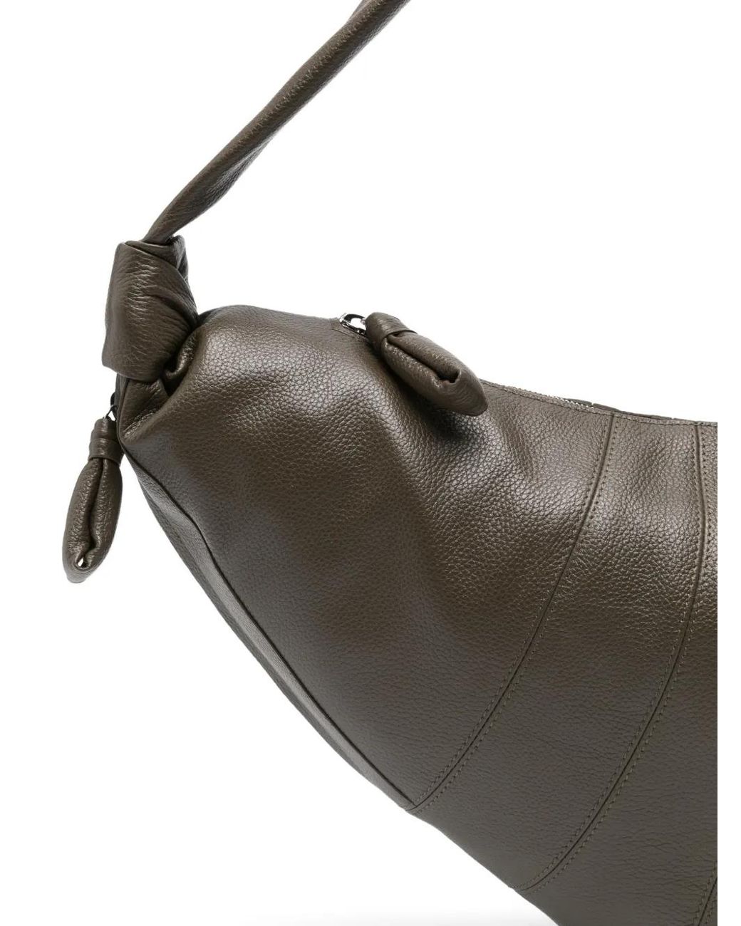 Lemaire Gray Large Croissant Zip-Top Tote Bag