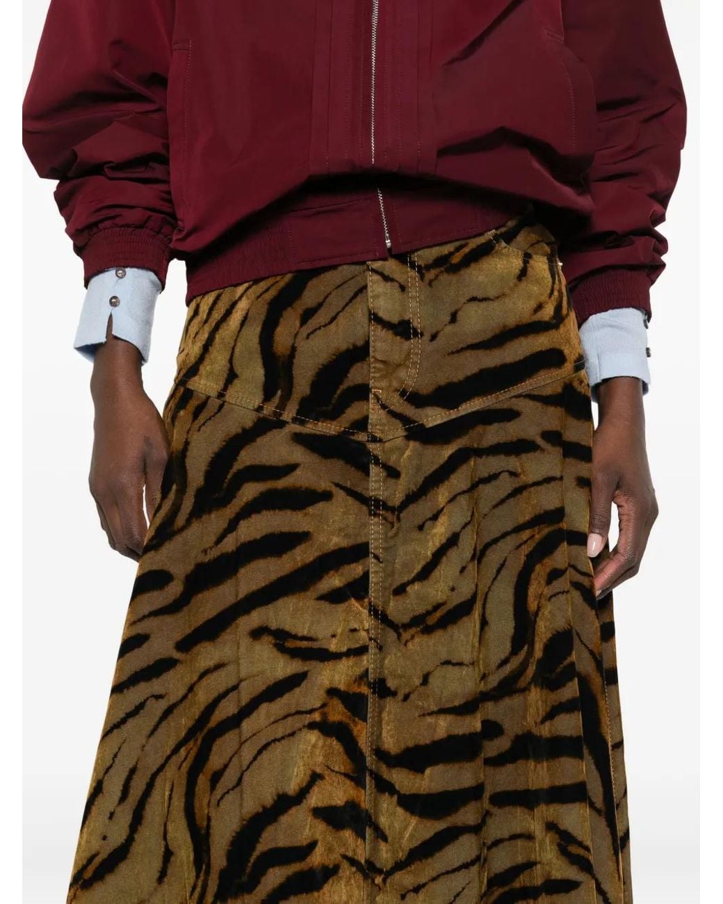 Ganni Green Skirts
