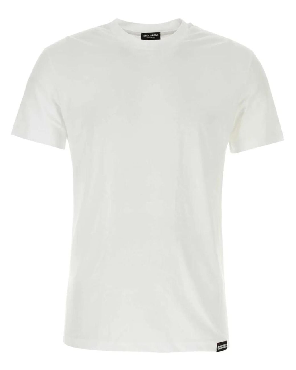 DSquared² 3 T-Shirts Mit Logo-Patch in White für Herren