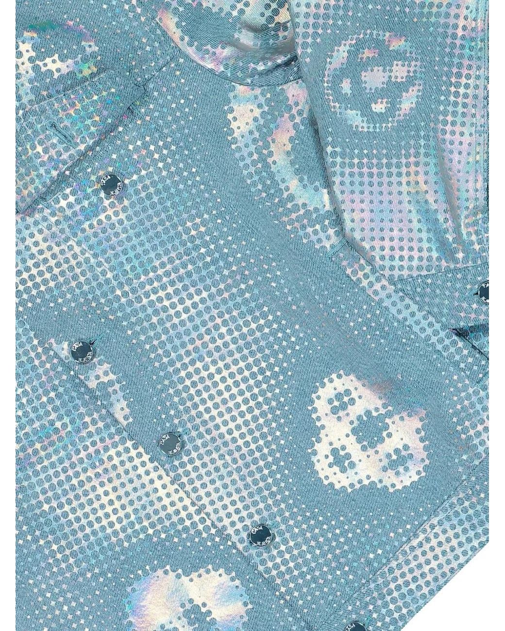 Casablanca Blue Monogram Denim Jacket for men