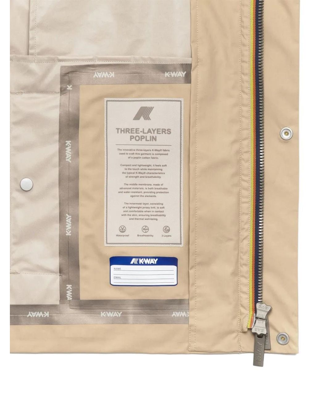 K-Way Natural Orion 3L Jacket for men