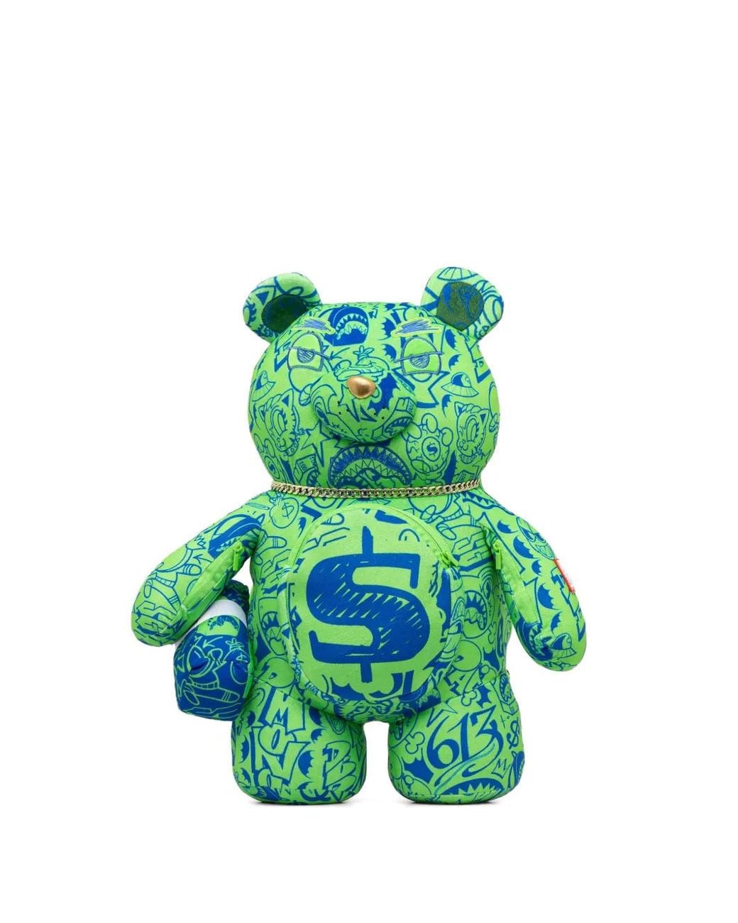 Mochila Money Bear Sprayground de color Green