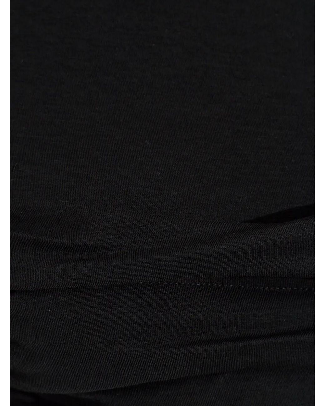 Alexander Wang Black Draped Layered Mini Dress