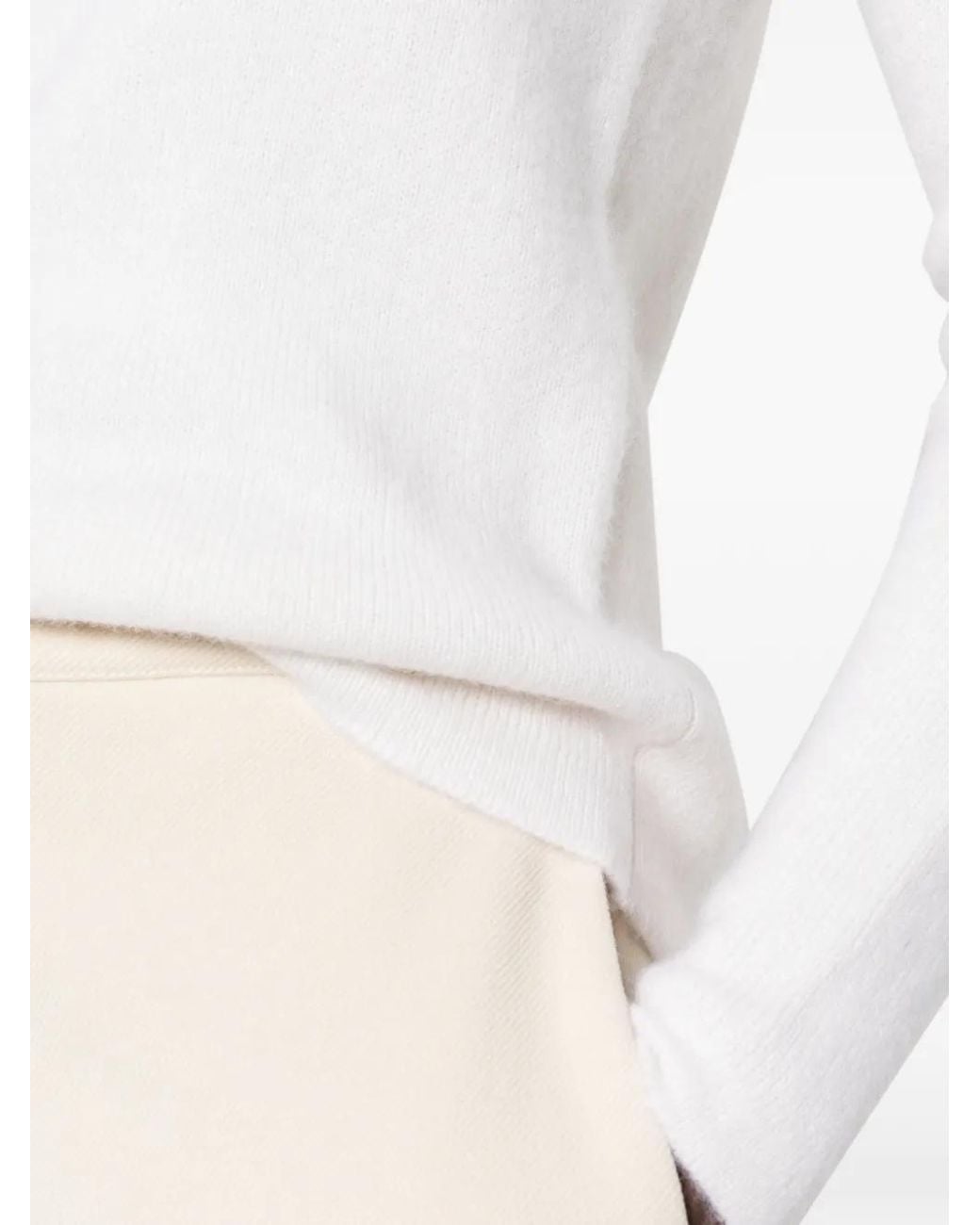 Totême  White Crew-Neck Sweater