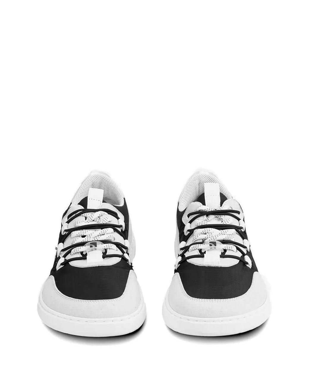 Barebarics White Panelled Sneakers