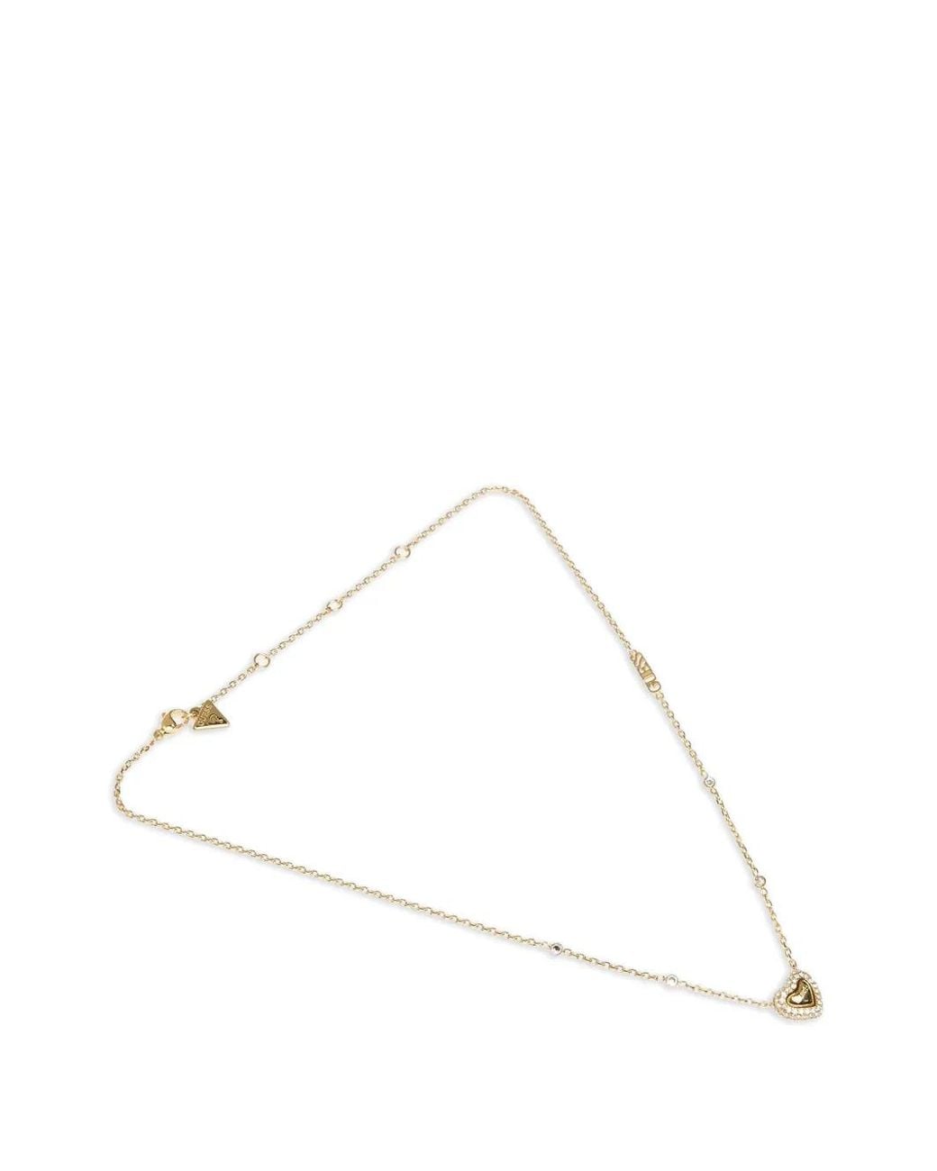Guess Natural Beloved Heart-Pendant Necklace