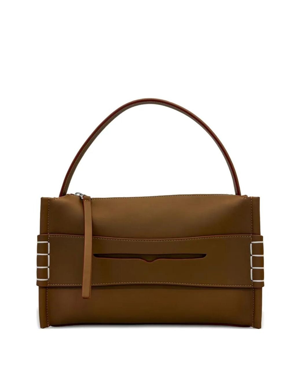 J.W. Anderson Brown Loafer Shoulder Bag
