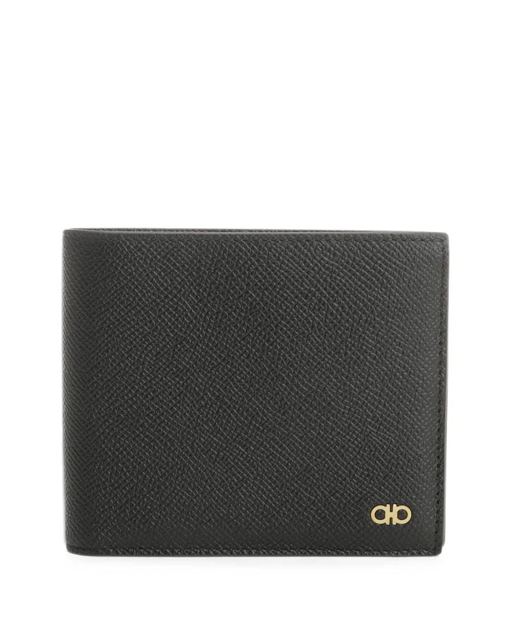 Ferragamo Black Portefeuille Gancini for men