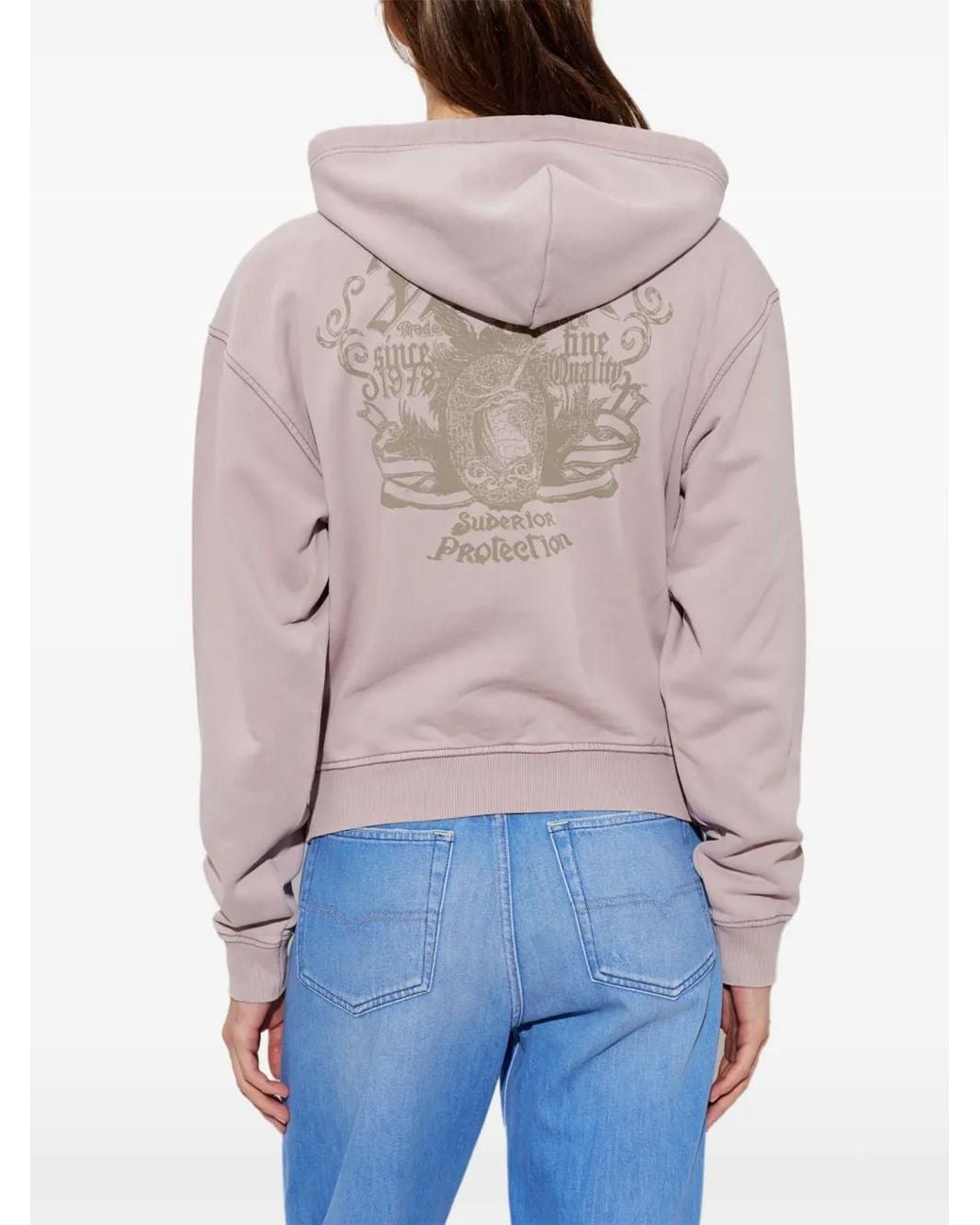 DIESEL Pink F-Phoeny Hoodie