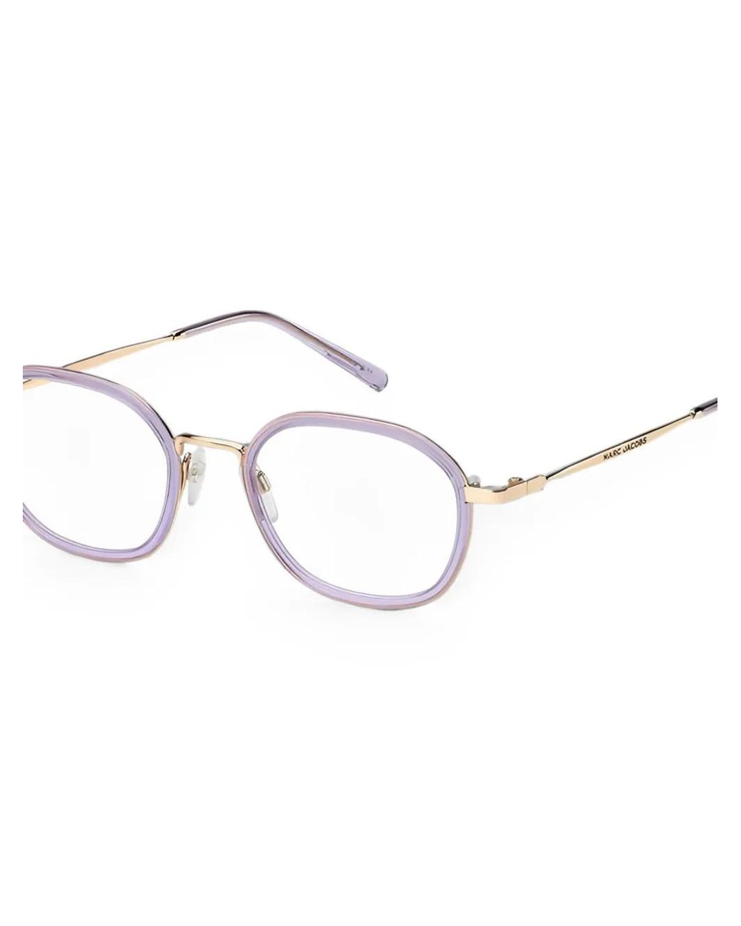Marc Jacobs White Full-Rim Glasses