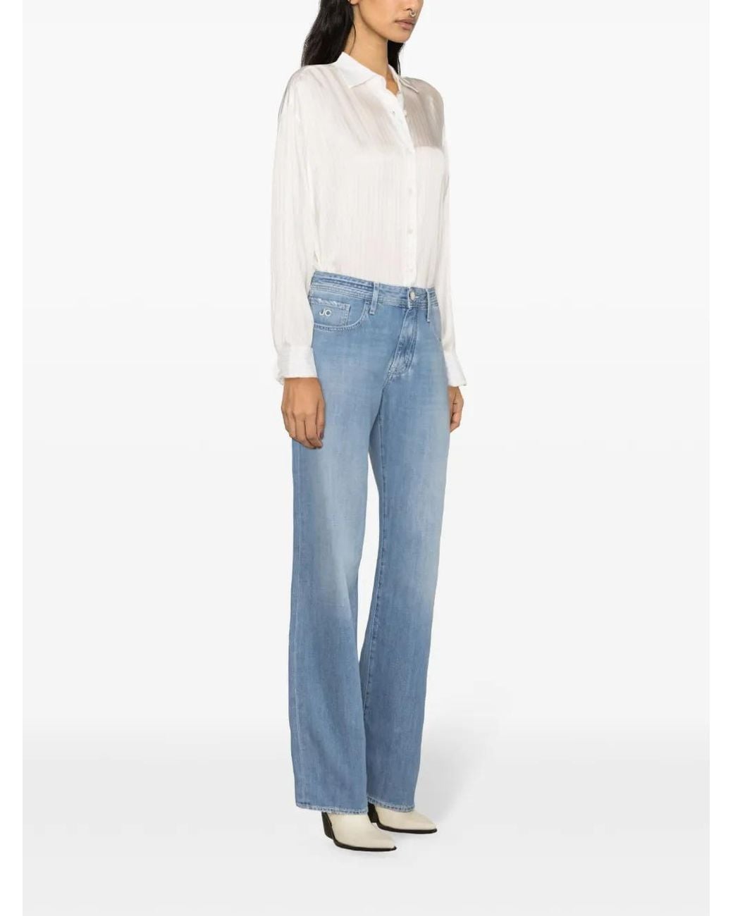 Jacob Cohen Blue Hailey Relaxed Fit Jeans