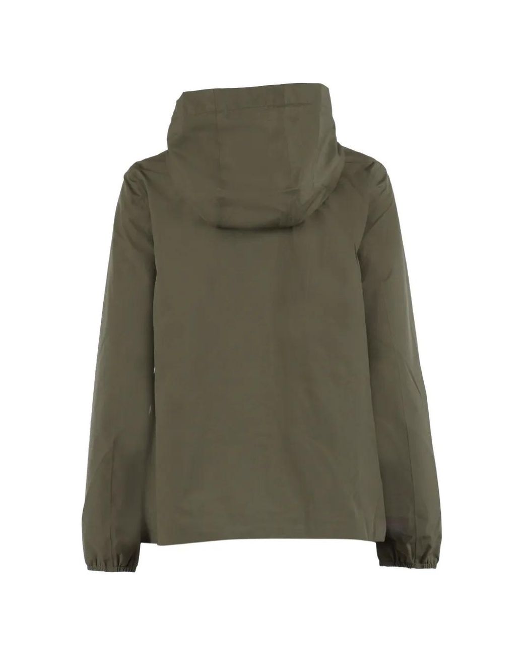 K-Way Green Hooded Zip Jacket