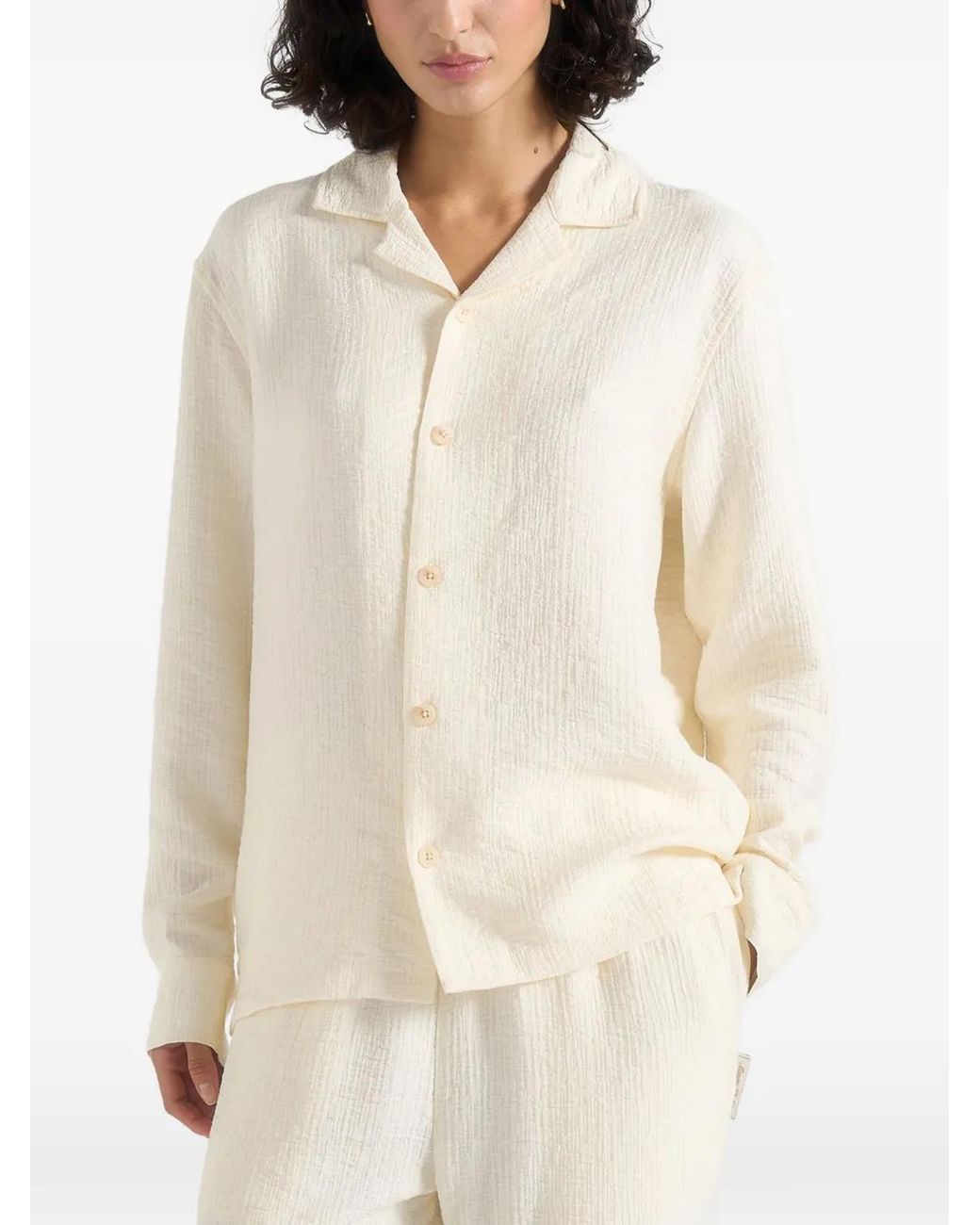 Manière De Voir Natural Bailey Long-Sleeve Shirt