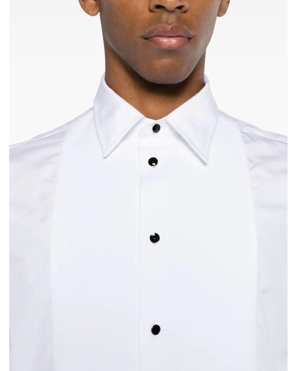 Givenchy White Buttoned Shirt for men