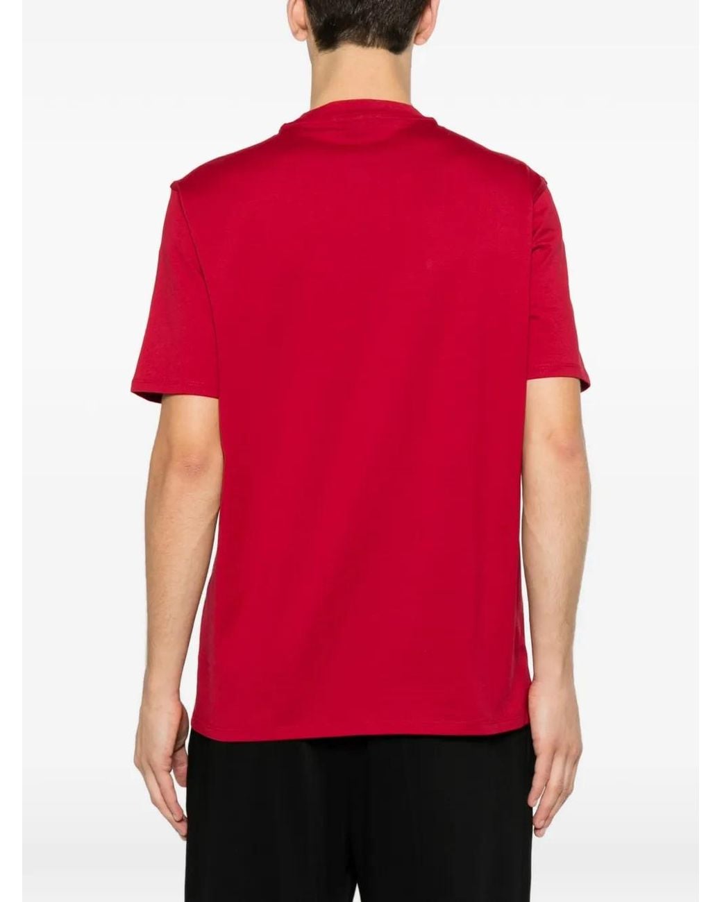 Emporio Armani Red T-Shirt Essential Slim Fit for men