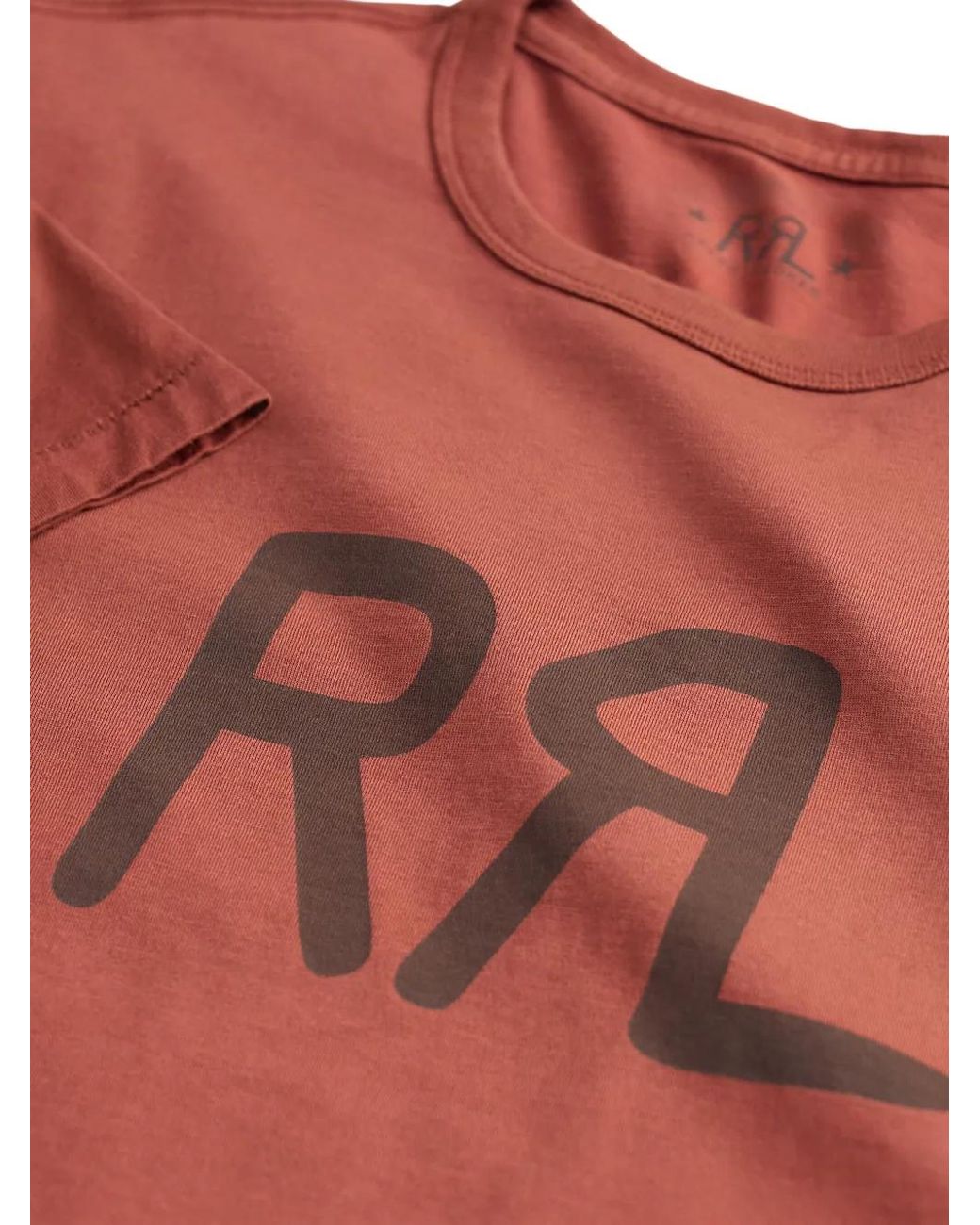 RRL Red Logo-Print T-Shirt for men