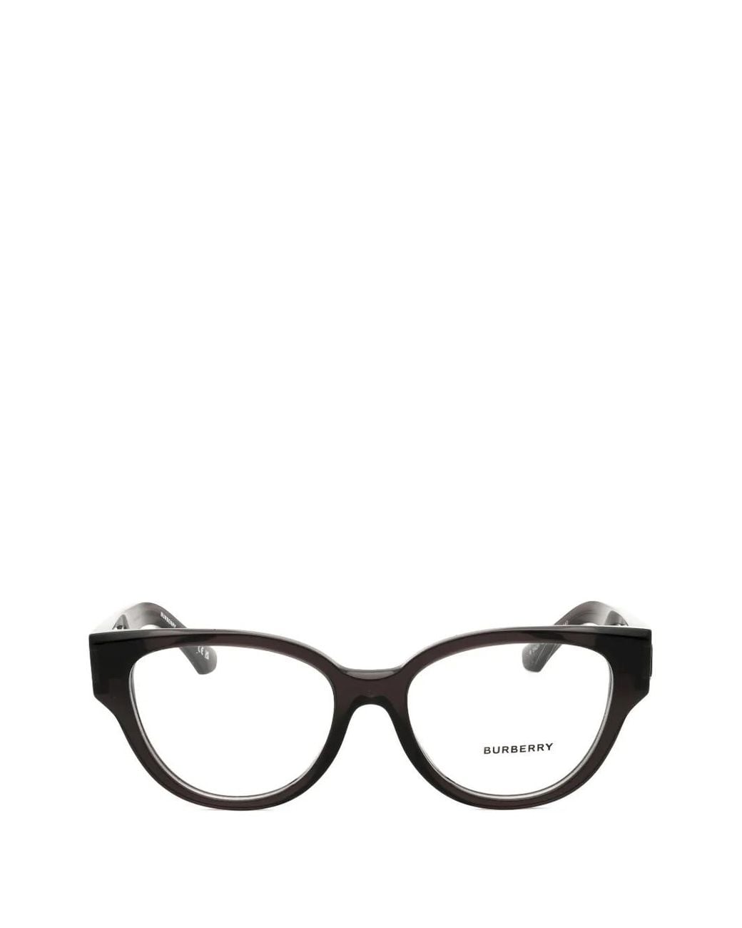 Burberry Black Round-Frame Glasses