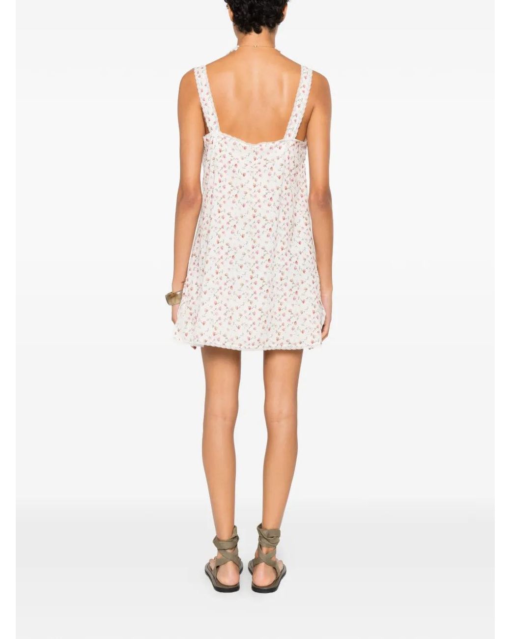 Posse White Charlotte Mini Dress