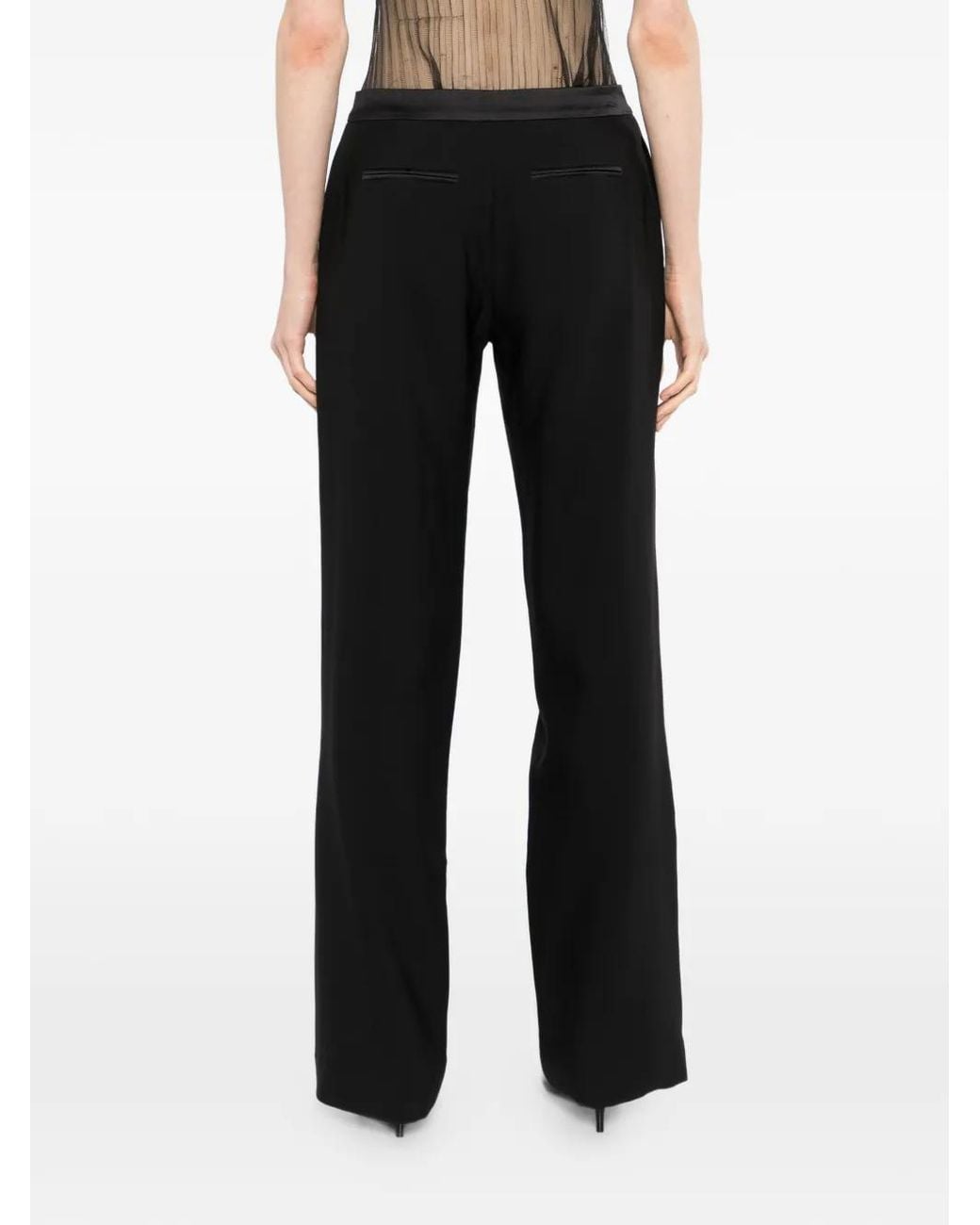 Kiki de Montparnasse Black Tuxedo Low Rise Trousers