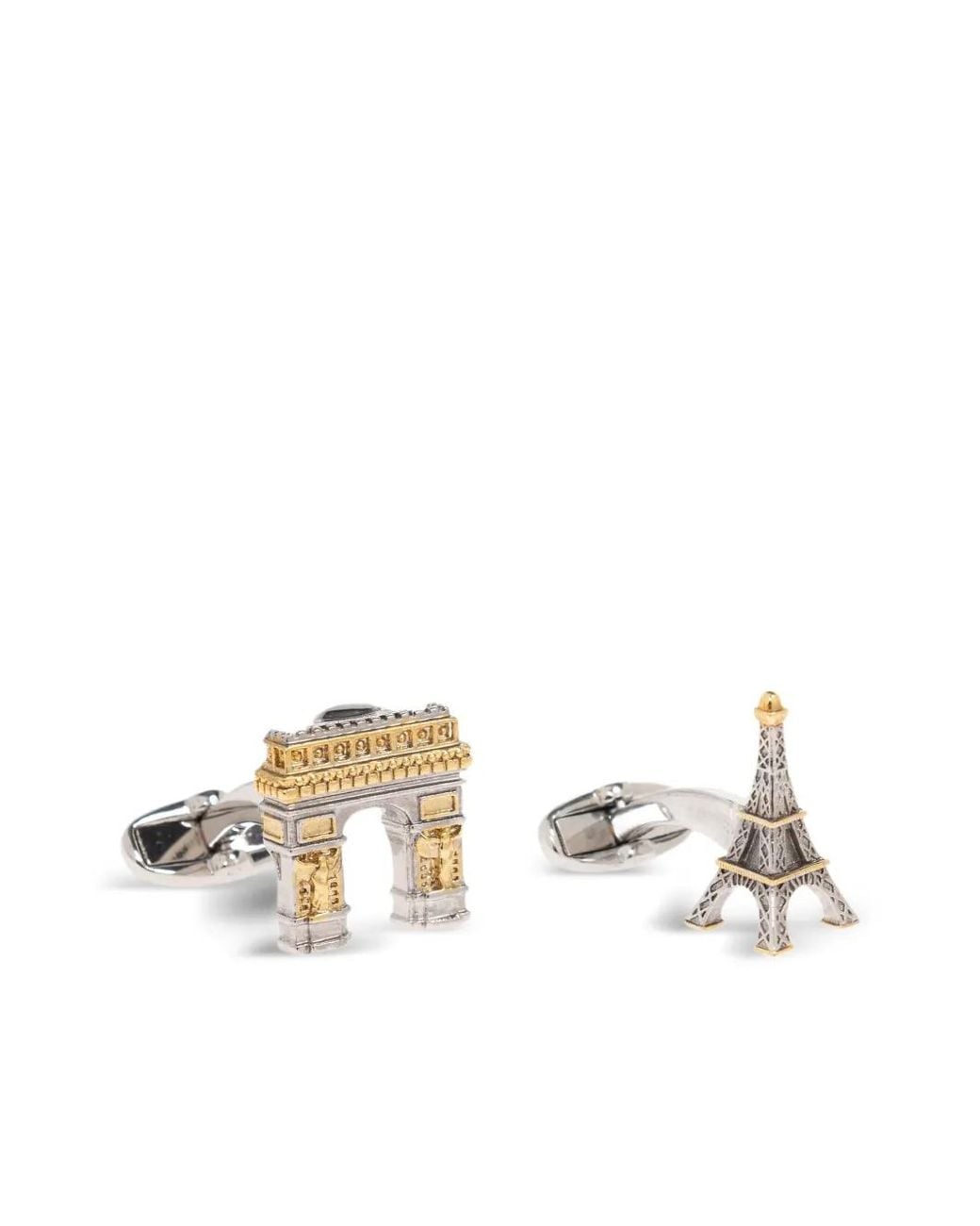 Paul Smith Metallic Paris Souvenir Cufflinks for men