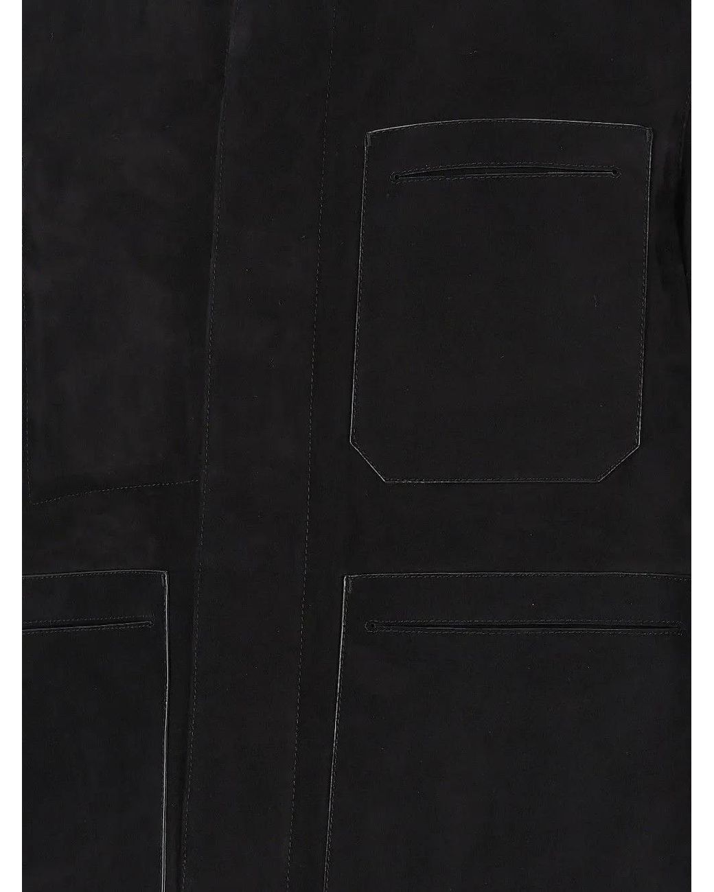 Tom Ford Black Suede Chore Jacket for men