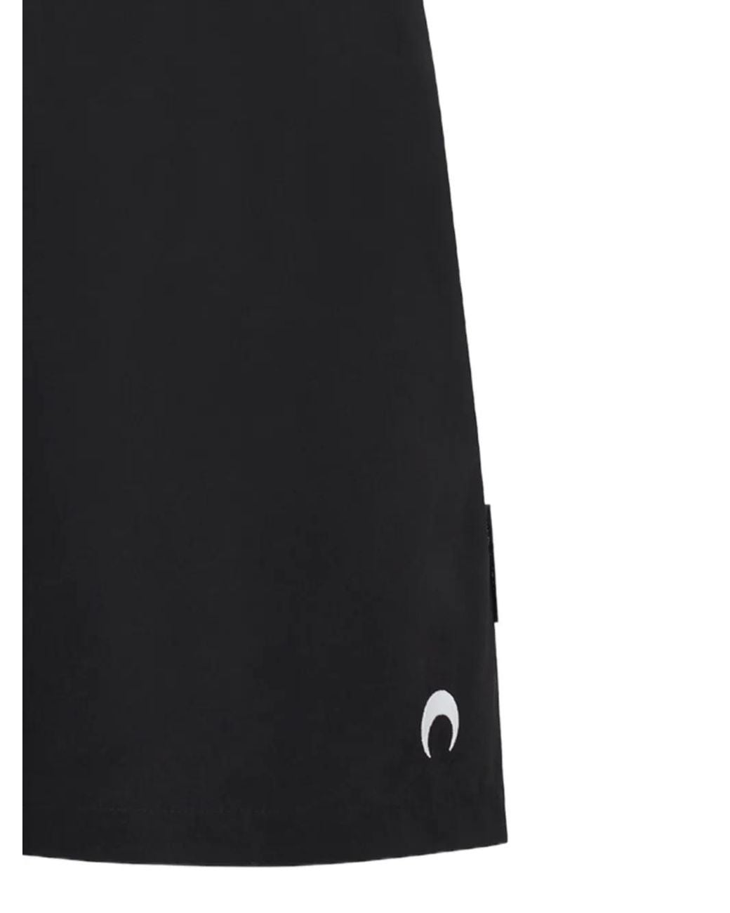 MARINE SERRE Black Crescent Moon Swim Shorts for men
