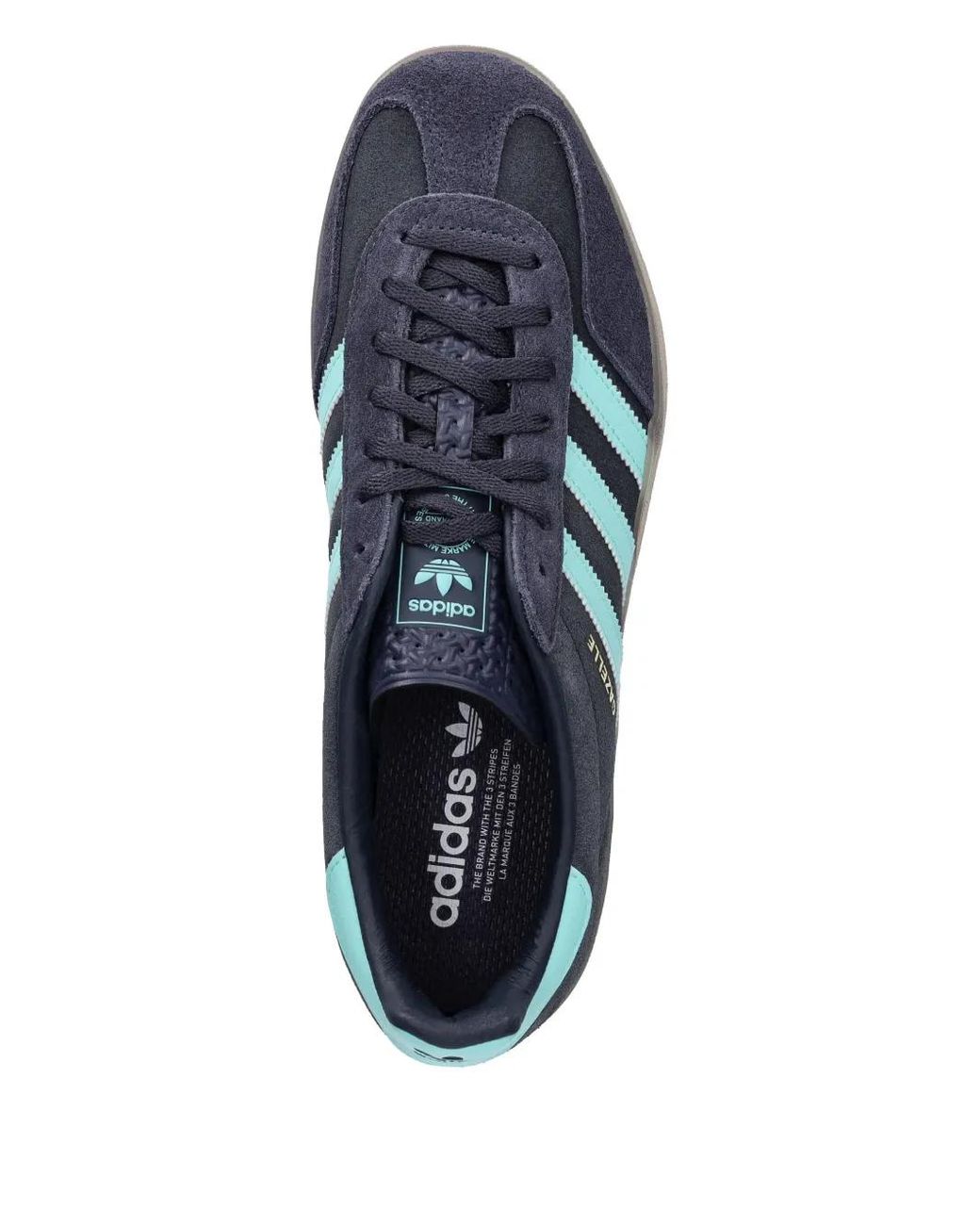adidas gazelle silver green womens Adidas Gazelle Spikeless Golf Shoes - Blue/Navy