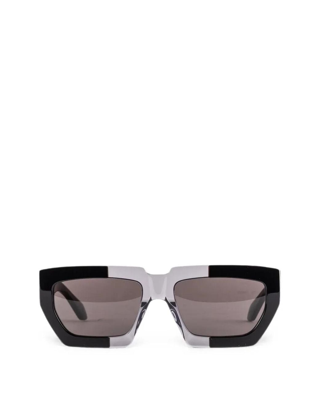 Alaïa Gray Geometric-Frame Sunglasses
