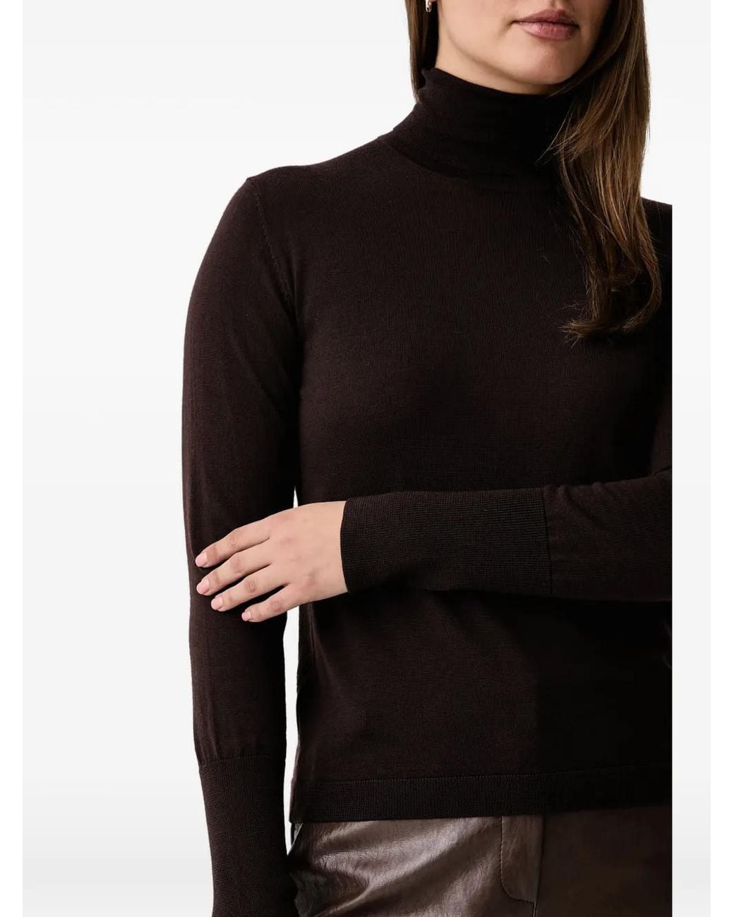 Kaos Black Roll-Neck Sweater
