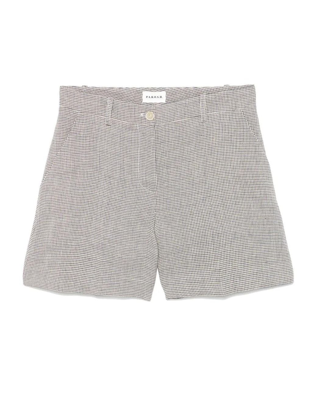 Shorts Bambu di P.A.R.O.S.H. in Gray