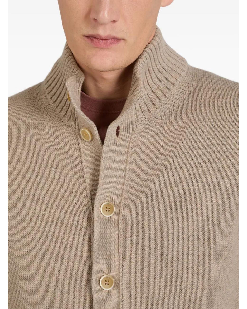 Zanone Vest Met Knopen in het Natural voor heren