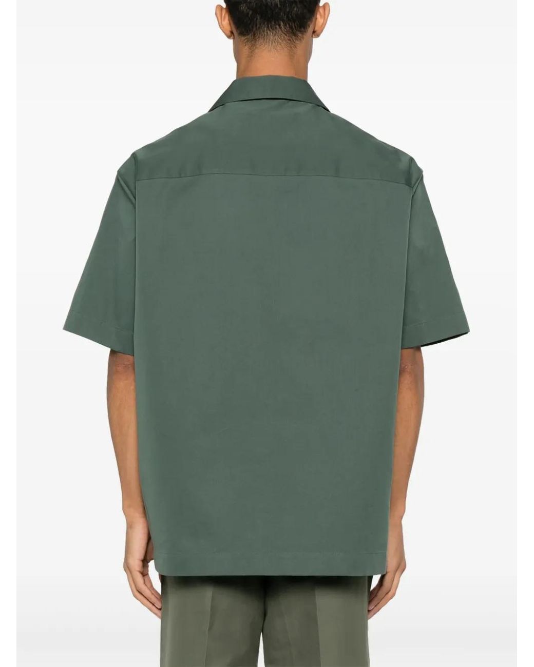 Camicia di Jil Sander in Green da Uomo