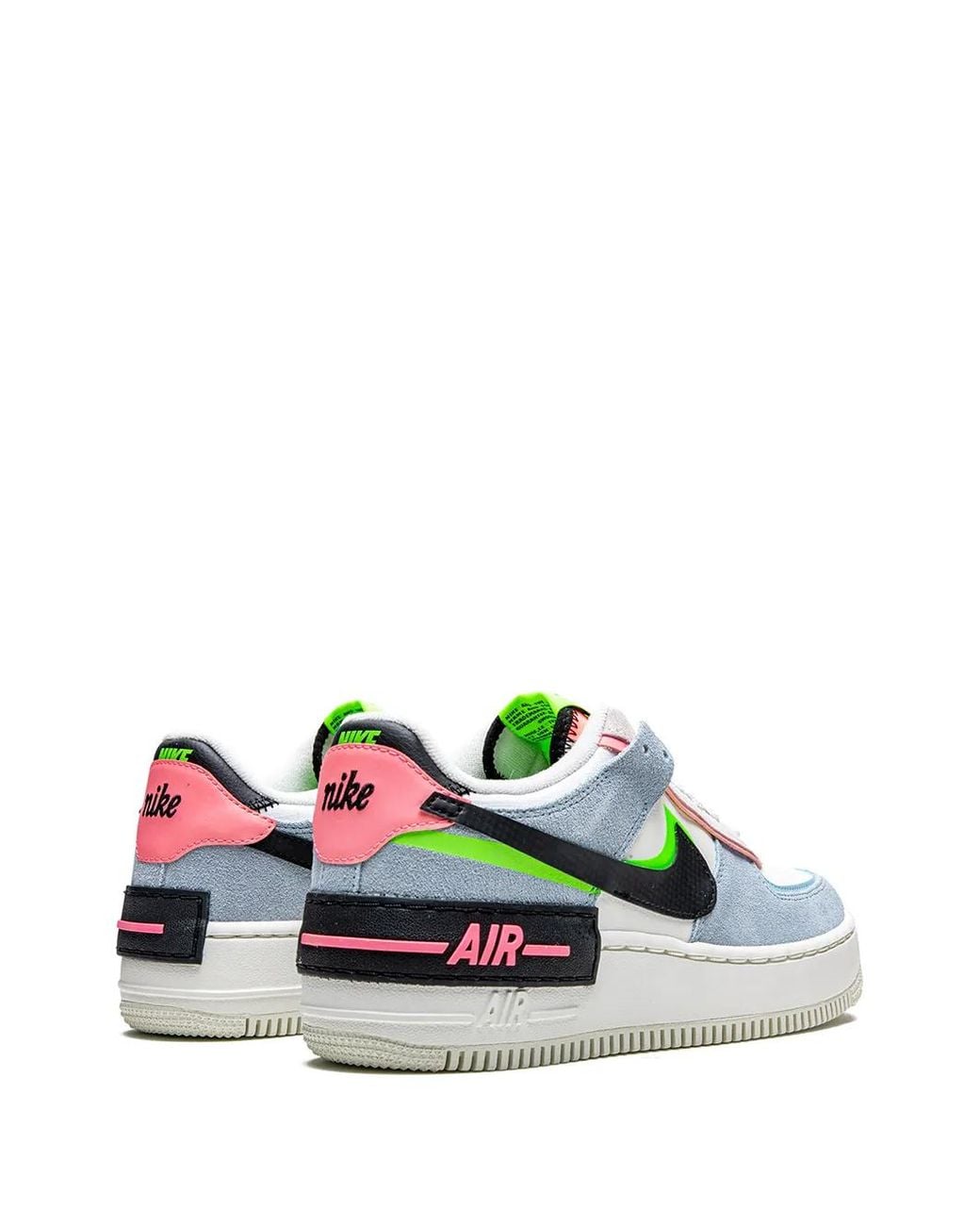 Nike Green Air Force 1 Shadow "Sunset Pulse" Sneakers