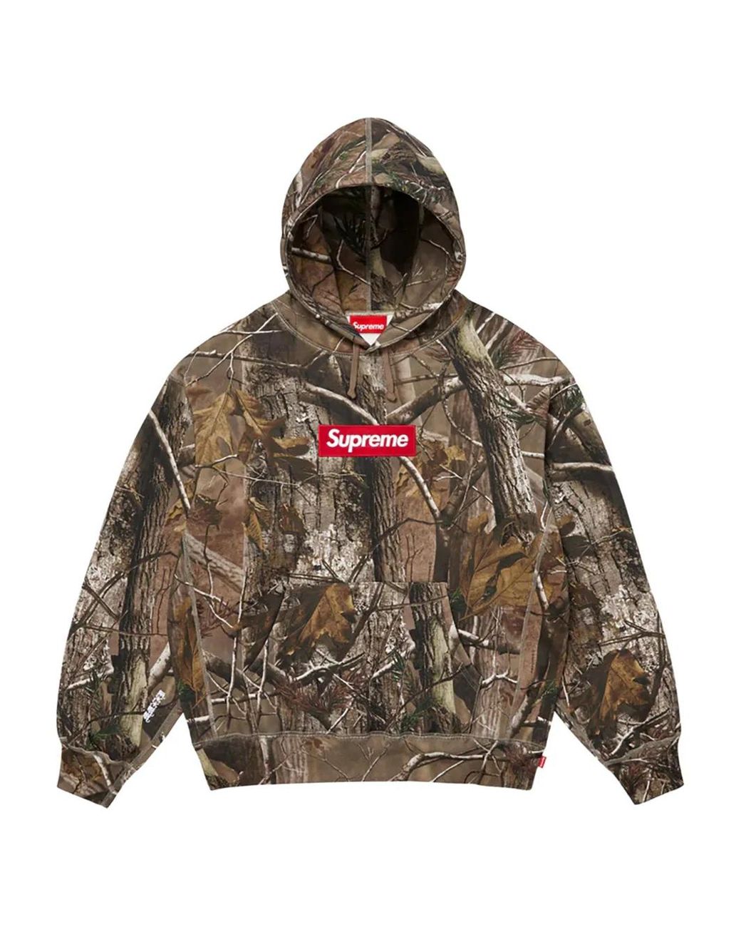 Supreme Brown Box-Logo Hoodie for men