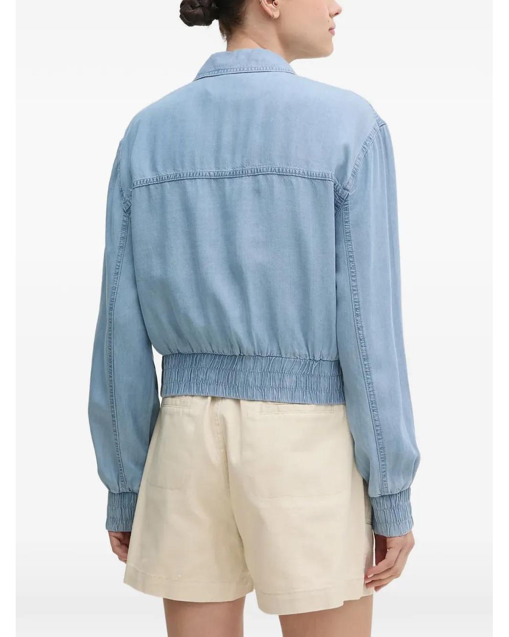 DKNY Blue Zip-Up Jacket