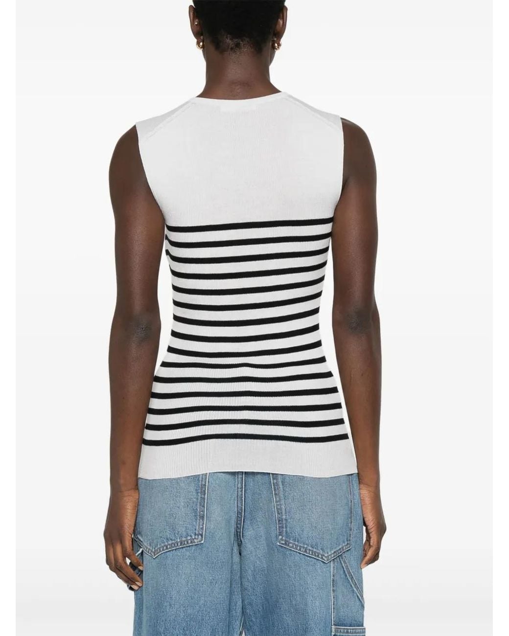 Khaite White Renato Top