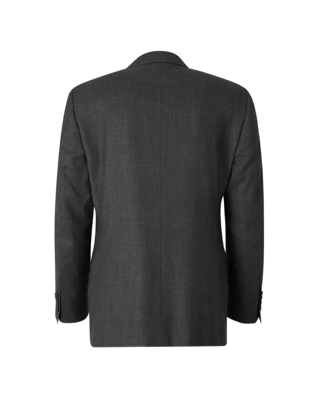 Canali Black Single-Breasted Suit for men