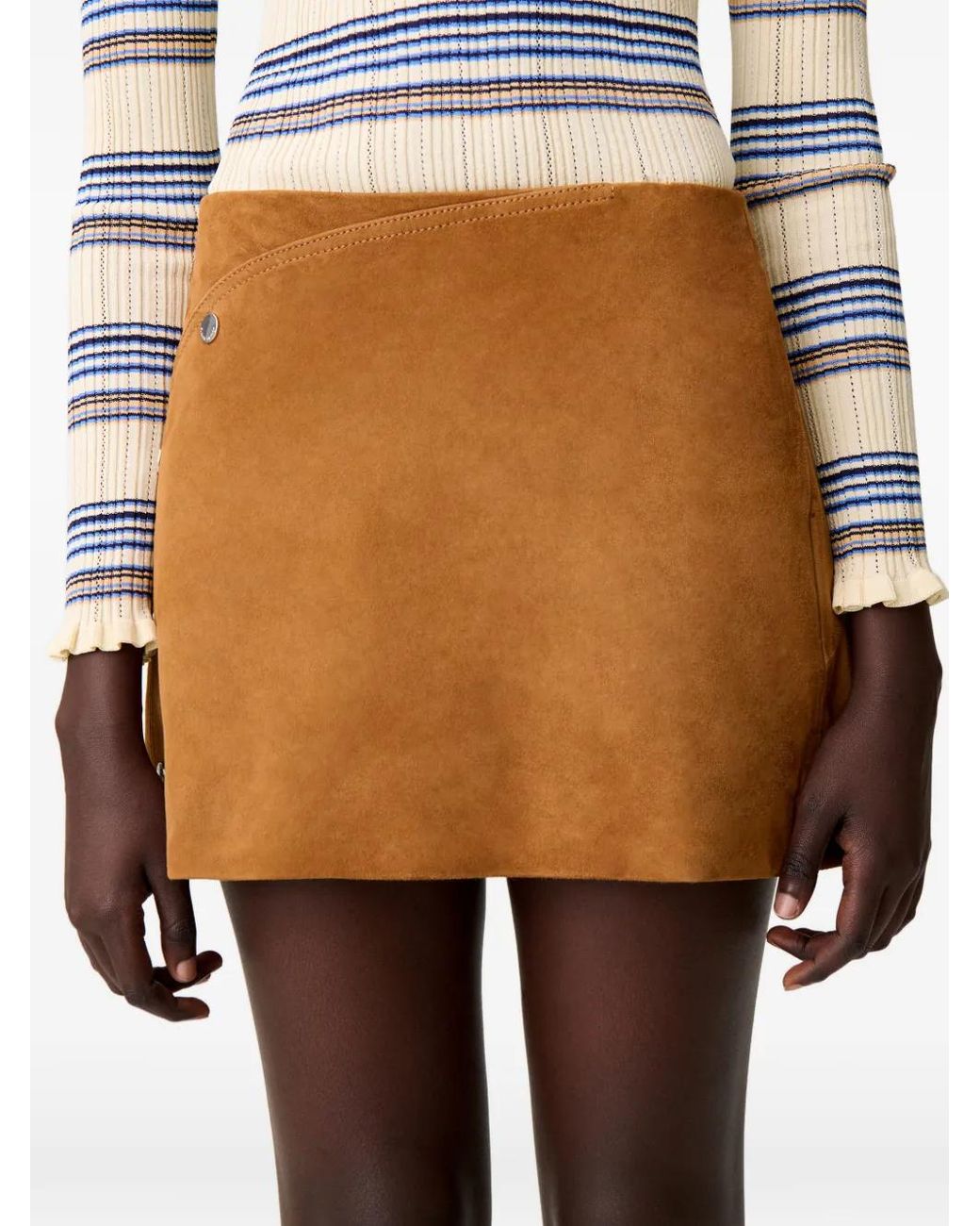 Minijupe À Poches Claudie Pierlot en coloris Brown