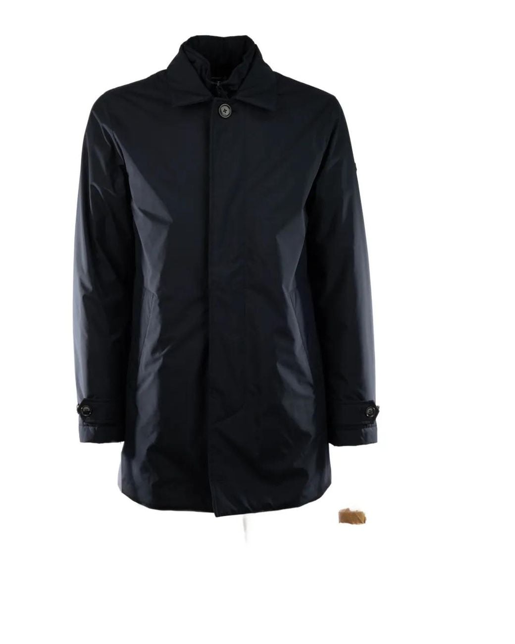 Heskimo Blue Button-Fastening Shirt Jacket for men