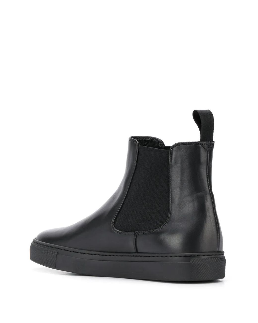 Scarosso Black Tommaso Leather Chelsea Boots for men