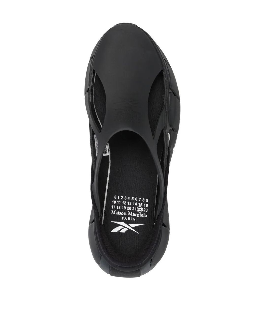 Maison Margiela Black X Reebok Cut-out Sneakers