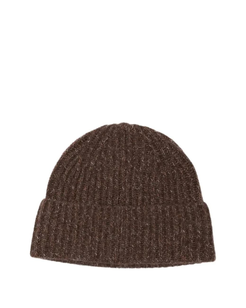 Lisa Yang Brown Gerippte Beanie