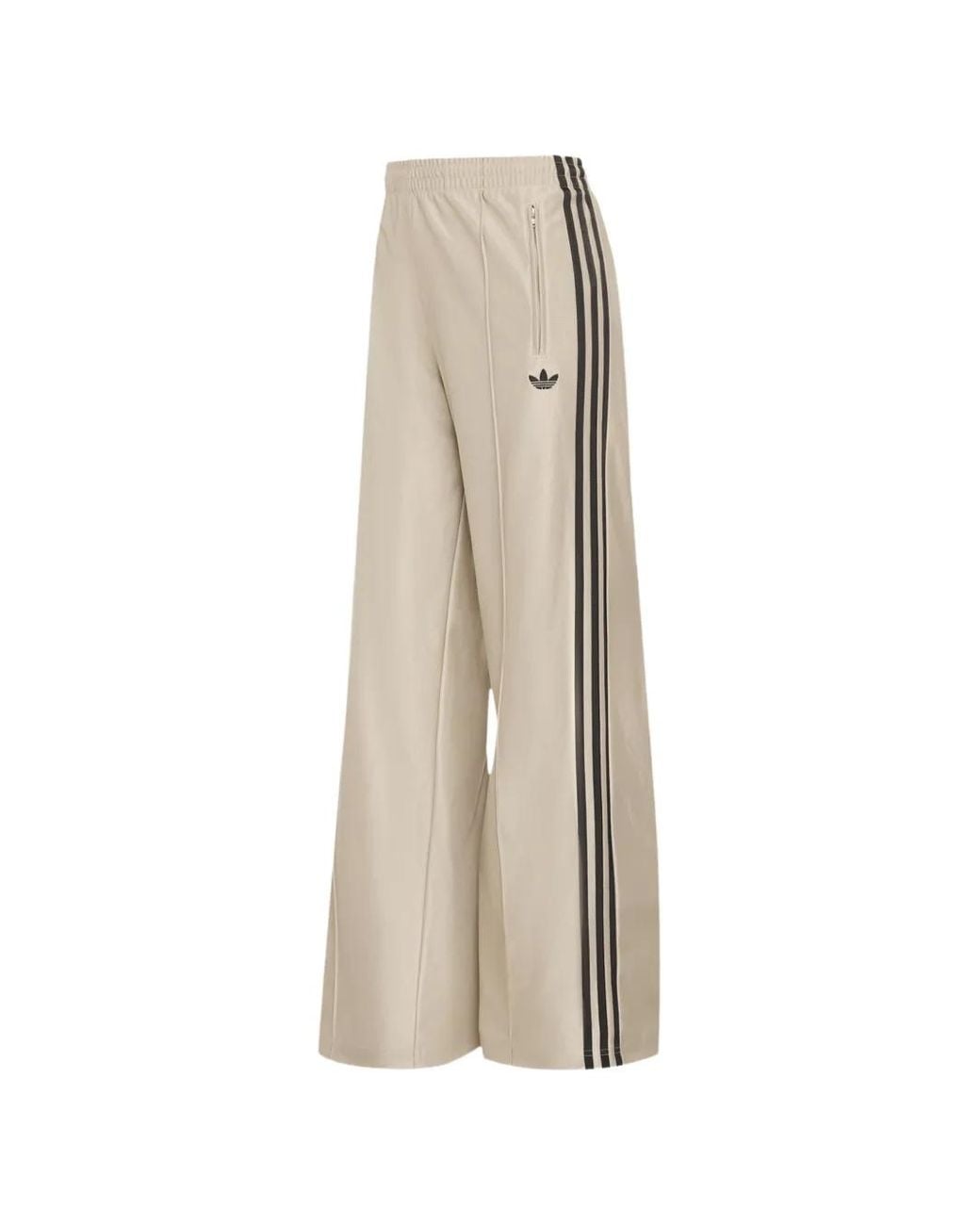 Adidas Natural Firebird Side-Stripe Track Pants