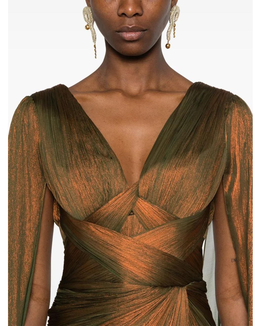 IRIS SERBAN Green Bella Gown