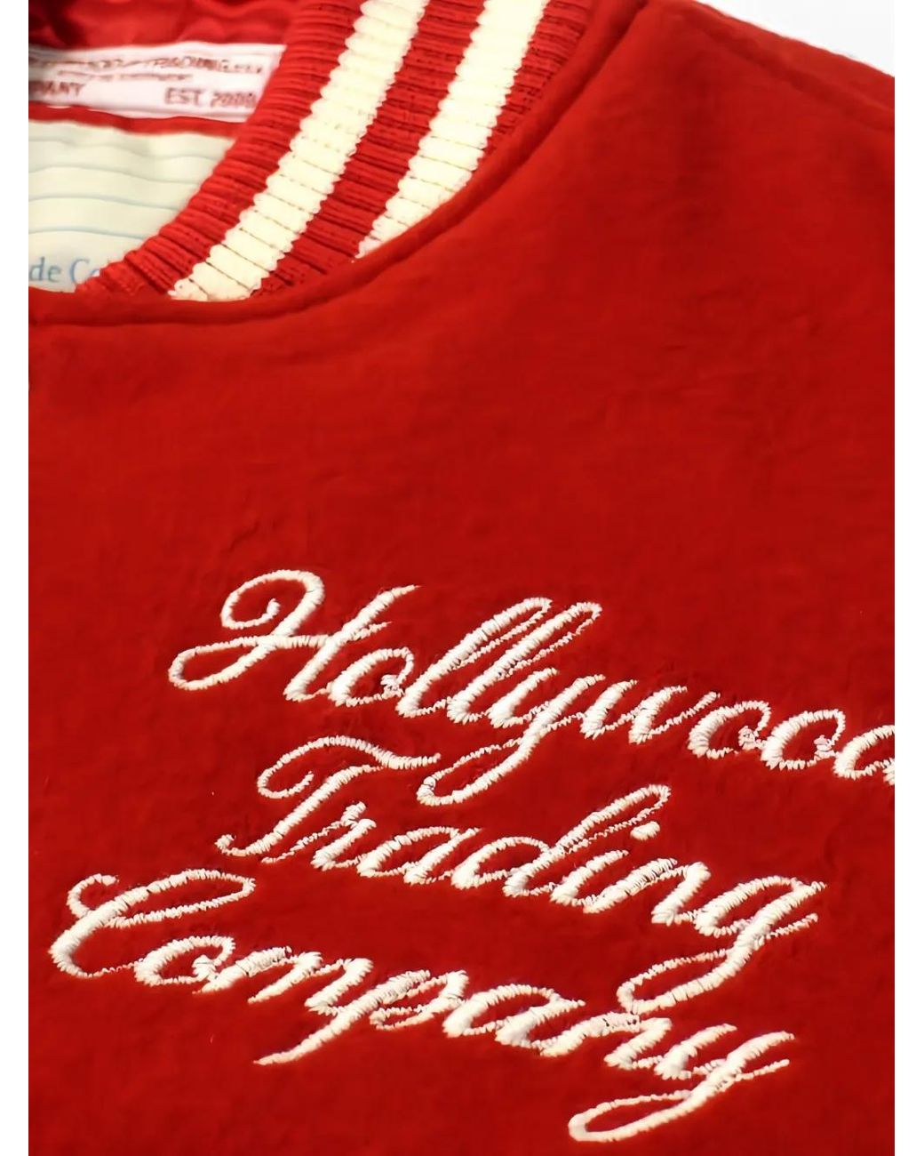 HTC College Logo-Embroidered Varsity Jacket